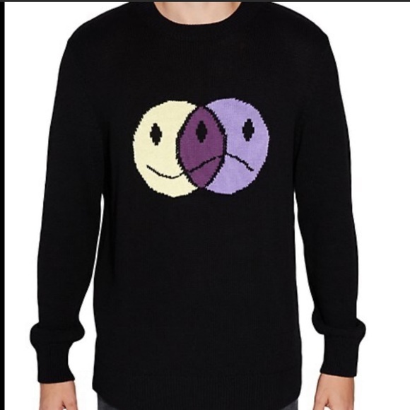 🦖XL-XXL MEN`S Wesc Leon Funny N Sad Cotton Sweater / long sleeve - Picture 3 of 4